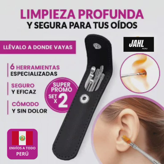 🎁PROMO 2X1 🎁 KIT ESTUCHE LIMPIADOR DE OÍDOS